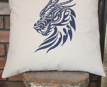 Load image into Gallery viewer, Dragon Portrait machine embroidery design