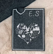 Load image into Gallery viewer, Heart Pattern - machine embroidery design