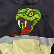 Load image into Gallery viewer, Green Snake Head Machine Embroidery Design