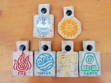 Load image into Gallery viewer, Earth Element Snap Tab machine embroidery design