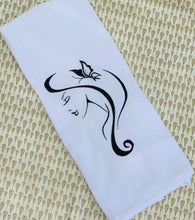 Load image into Gallery viewer, Girl with butterfly machine embroidery design