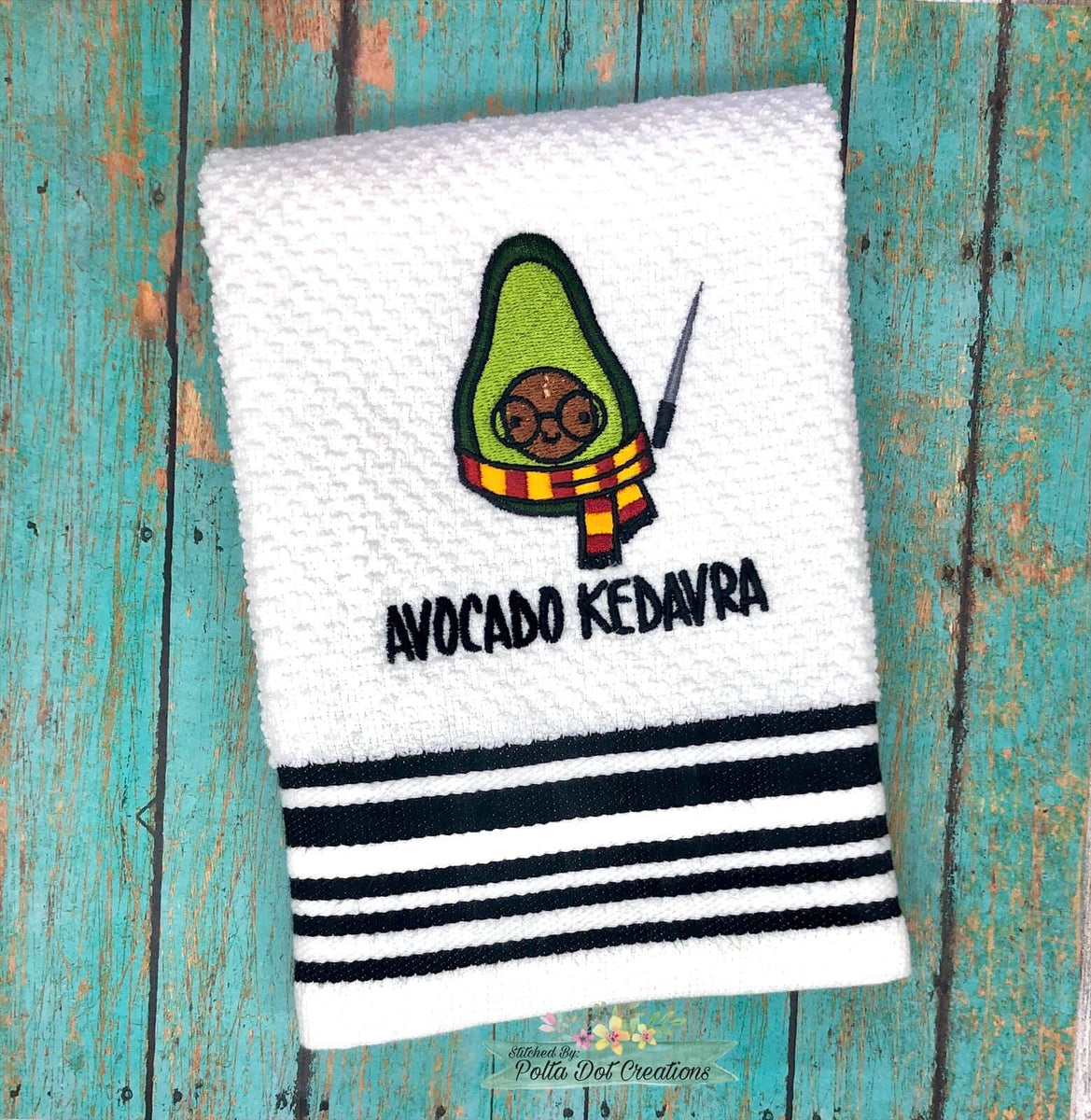 Avocado Spell machine embroidery design Stitching Blues