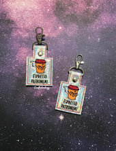 Load image into Gallery viewer, Espresso Snap Tab machine embroidery design - cup of coffee