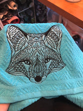 Load image into Gallery viewer, Fox portrait machine embroidery design
