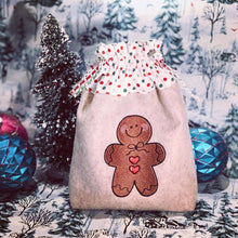 Load image into Gallery viewer, Gingerbread machine embroidery design - cookies - Christmas - Valentine's Day