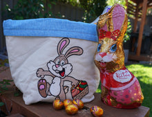 Load image into Gallery viewer, Happy Easter Rabbit machine embroidery design