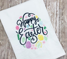 Load image into Gallery viewer, Happy Easter Egg machine embroidery design