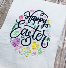 Load image into Gallery viewer, Happy Easter Egg machine embroidery design