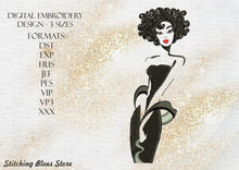 Load image into Gallery viewer, Gorgeous girl machine embroidery design