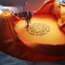 Load image into Gallery viewer, Hamsa the Hand of Fatima machine embroidery design