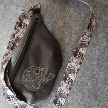 Load image into Gallery viewer, Floral Skull machine embroidery design