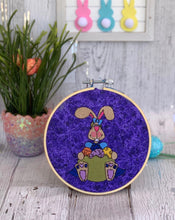 Load image into Gallery viewer, Easter Bunny machine embroidery design