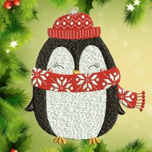 Load image into Gallery viewer, Cute penguin - christmas machine embroidery design - New Year