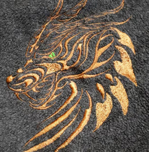Dragon Portrait machine embroidery design