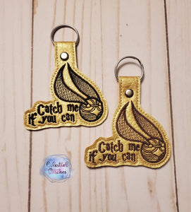 Catch me if you can Snap Tab machine embroidery design