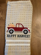 Load image into Gallery viewer, Happy Harvest Car With Pumpkins Machine Embroidery Design - Thanksgiving Day