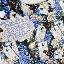 Load image into Gallery viewer, Dearest Gentle Reader Machine Embroidery Design In 2 Sizes Includes Snap Tab Eyelet