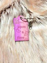 Load image into Gallery viewer, Once Upon A Time Snap Tab Eyelet Machine Embroidery Design