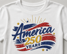 Load image into Gallery viewer, America 250 Years Machine Embroidery Design | 4th Of July Gift