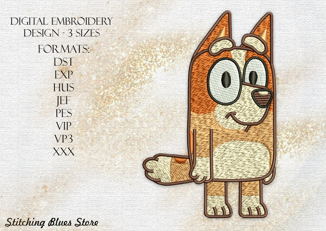 BL Sister machine embroidery design