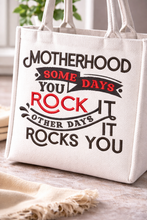 Load image into Gallery viewer, Rock Your Motherhood Machine Embroidery Design In 3 Sizes