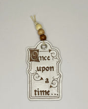 Load image into Gallery viewer, Once Upon A Time Snap Tab Eyelet Machine Embroidery Design