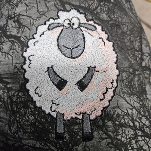 Sheep machine embroidery design