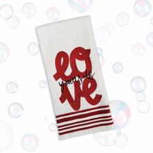 Load image into Gallery viewer, Love Yourself machine embroidery design + Snap Tab Eyelet