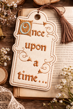 Load image into Gallery viewer, Once Upon A Time Snap Tab Eyelet Machine Embroidery Design