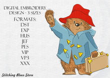 Load image into Gallery viewer, Cute Bear machine embroidery design