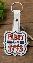 Load image into Gallery viewer, Party Like Its 1776 Machine Embroidery Design | 4th Of July Retro Gift