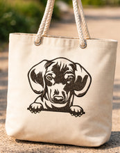 Load image into Gallery viewer, Dachshund Dog Portrait Machine Embroidery Design In 3 Sizes