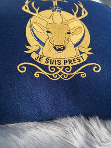 Je Suis Prest machine embroidery design