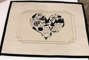 HP heart pattern- machine embroidery design