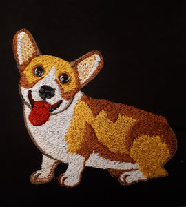 Corgi dog Rex machine embroidery design - The Queens Corgi