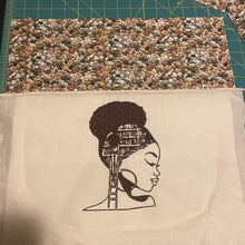 Load image into Gallery viewer, Tender Book Girl machine embroidery design