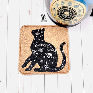 Astro Cat machine embroidery design