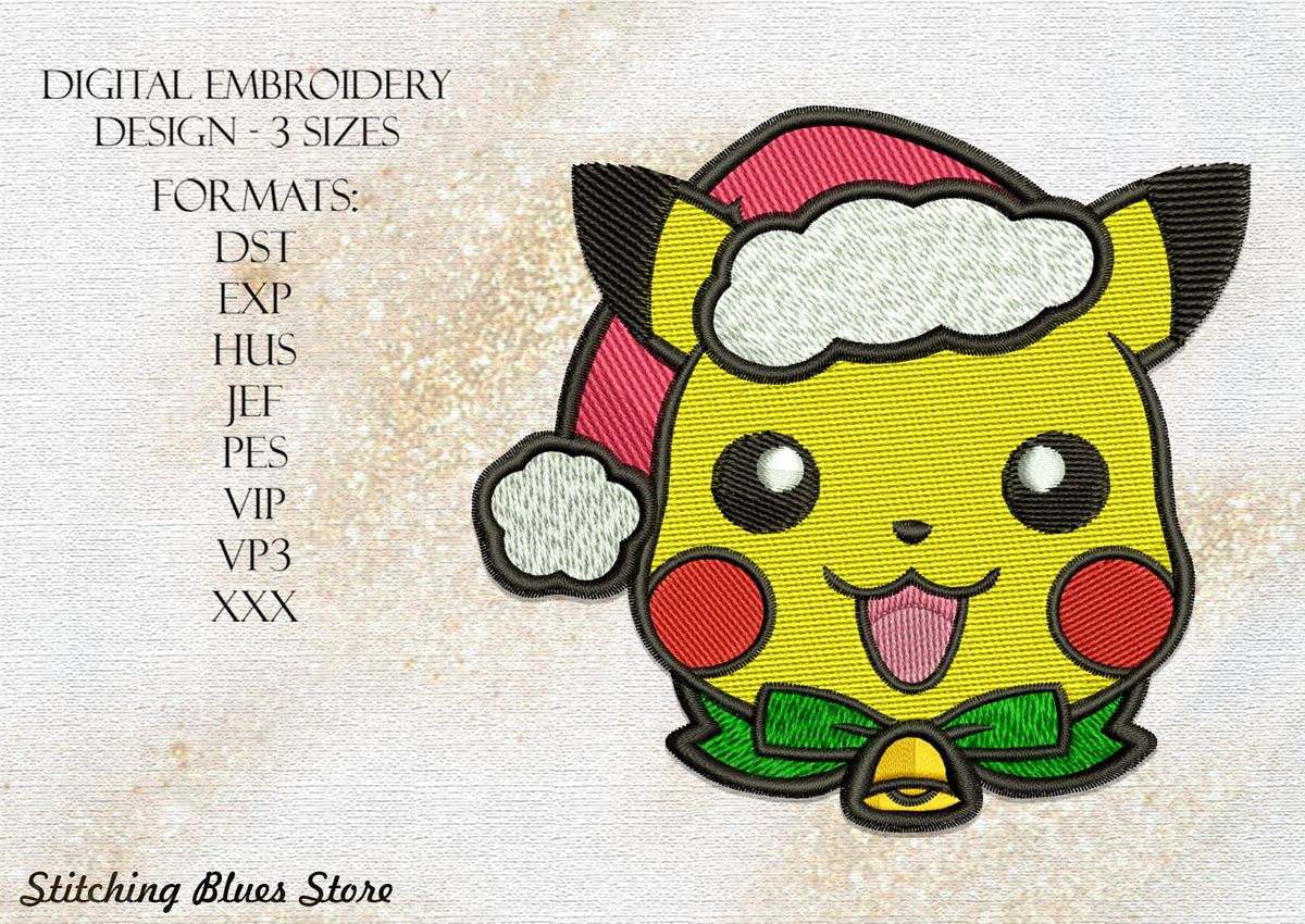 Christmas character machine embroidery design - Snap Tab Eyelet is inc ...