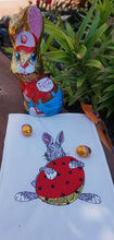 Load image into Gallery viewer, Bunny with egg machine embroidery design