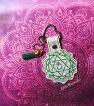 Load image into Gallery viewer, Heart Chakra - Anahata Snap Tab machine embroidery design