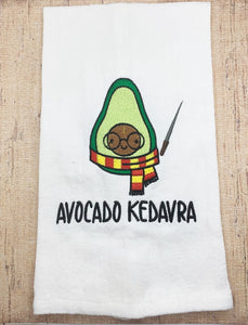 Avocado Spell machine embroidery design