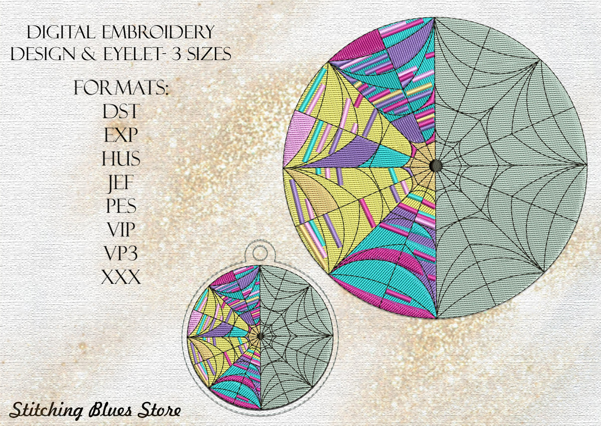 Window machine embroidery design + Snap Tab Eyelet – Stitching Blues