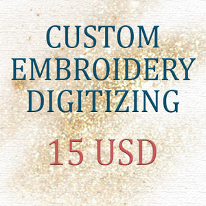 Custom embroidery digitizing - high quality