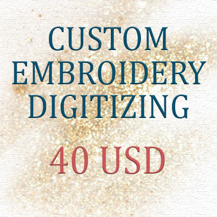 Custom embroidery digitizing - high quality