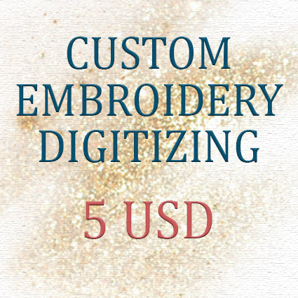 Custom digitizing - 5 USD