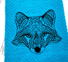 Load image into Gallery viewer, Fox portrait machine embroidery design