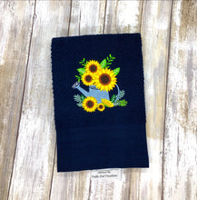 Load image into Gallery viewer, Sunflowers machine embroidery design
