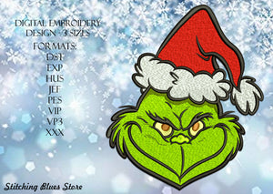 Christmas machine embroidery design - New Year