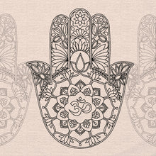 Load image into Gallery viewer, Hamsa the Hand of Fatima machine embroidery design