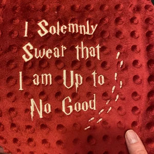 I solemnly swear - machine embroidery design
